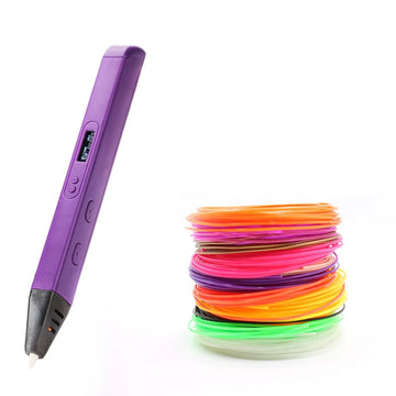 3D Pen Professional Printing Pen With LED Display Drawing Set